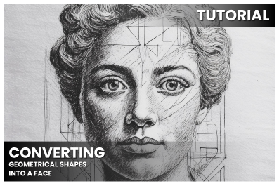 Face Made Using Geometry Converting geometrical shapes into a face